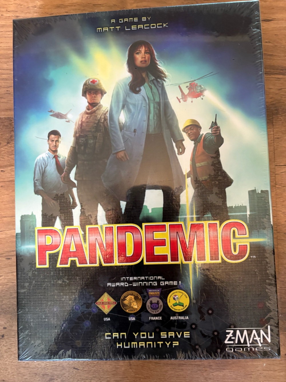 Z-Man Games Pandemic Board Game - Red Box